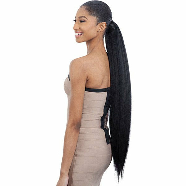 Shake-N-Go Organique MasterMix Pony Pro Wrap-Around Synthetic Ponytail – Natural Yaky 32"