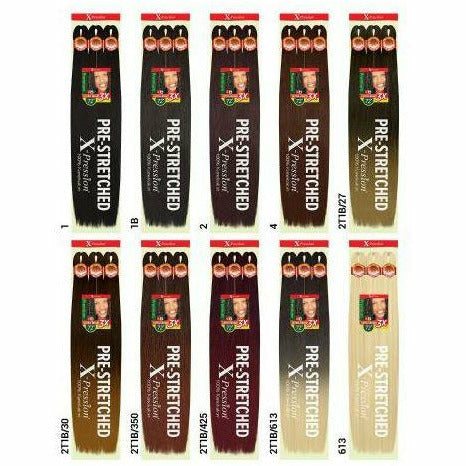 X-Pression: 3X Ultra Pre-Stretched Braid 72" Braiding Hair