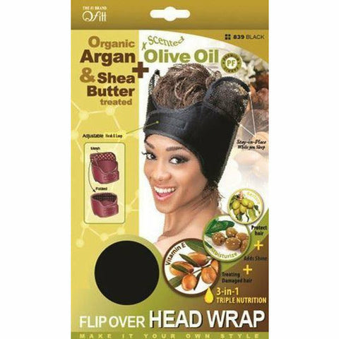 QFITT: Organic 3-in-1 Triple Nutrition Flip Over Head Wrap #839