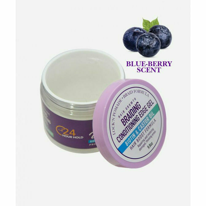 The Girls: Hair Growth Braiding and Conditioning Gel with Rice Water, Biotin, & Castor Oil