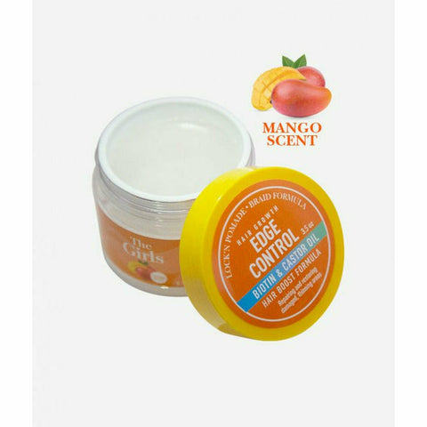 The Girls: Hair Growth Edge Control with Rice Water, Biotin, & Castor Oil