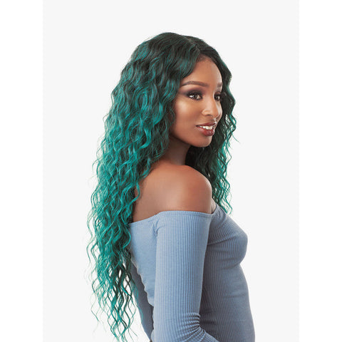 Sensationnel Empress Natural Center Part Synthetic Lace Front Edge Wig - Anya