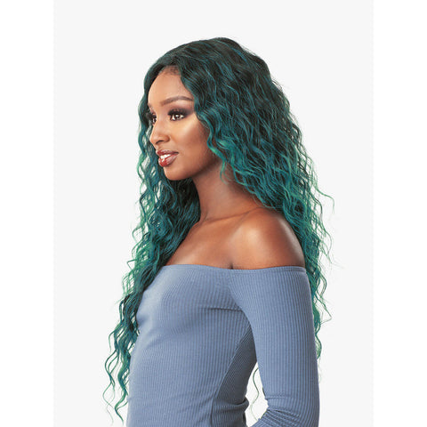 Sensationnel Empress Natural Center Part Synthetic Lace Front Edge Wig - Anya