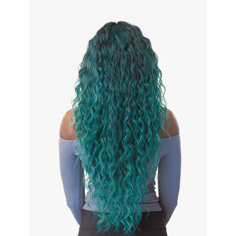 Sensationnel Empress Natural Center Part Synthetic Lace Front Edge Wig - Anya