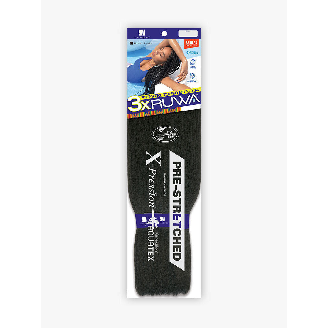 Sensationnel: Ruwa 3X Pre-Stretched Braid 24"