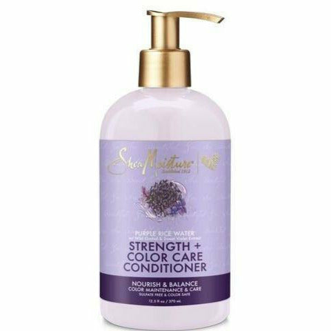 Shea Moisture: Purple Rice Water Strength & Color Care Conditioner 12.5 oz