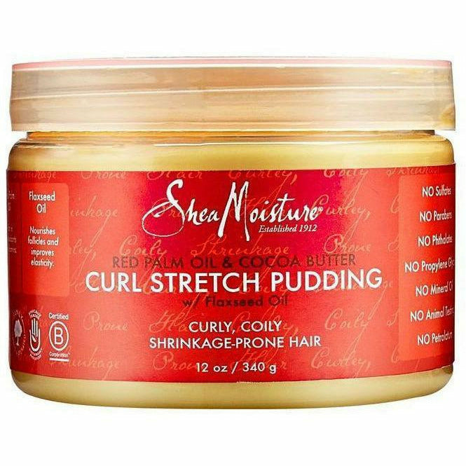 Shea Moisture: Red Palm Oil & Cocoa Butter Curl Stretch Pudding 12oz