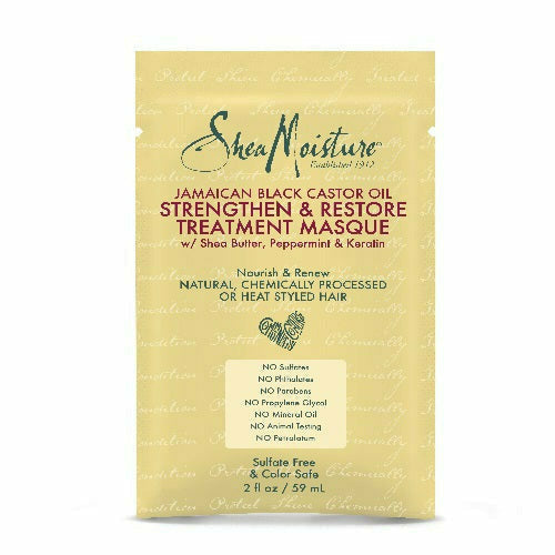 Shea Moisture:  Jamaican Black Castor Oil Moisturizing Strengthen & Restore Hair Treatment Masque 2oz