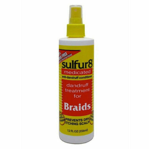 Sulfur8: Braid Spray Dandruff Treatment Bonus 12oz