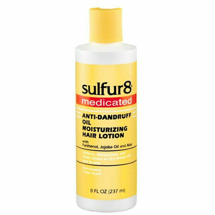 Sulfur8: Medicated Anti-Dandruff Oil Moisturizing Hair Lotion 8 oz