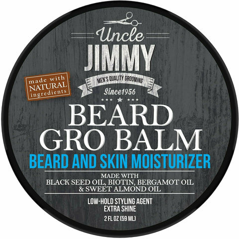 Uncle Jimmy Beard Gro Balm 2oz