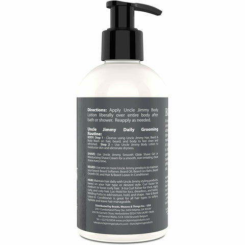 Uncle Jimmy Body Lotion 8oz