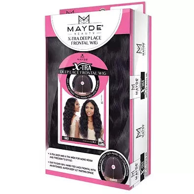 Mayde Beauty X-tra Deep Synthetic Lace Frontal Wig - X02